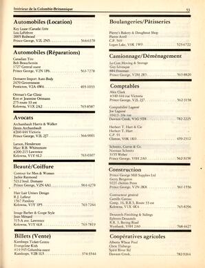   ANNUAIRE - FFCB, 1987   , page 55