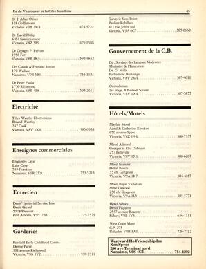   ANNUAIRE - FFCB, 1987   , page 47
