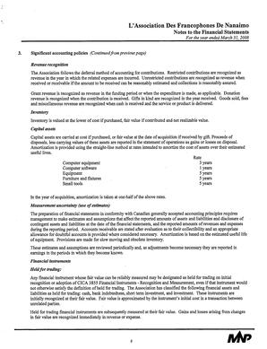   ÉTATS FINANCIERS - EN, 2008   , page 10