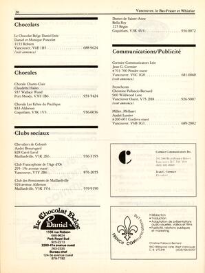   ANNUAIRE - FFCB, 1987   , page 22