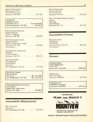   ANNUAIRE - FFCB, 1987   , page 17