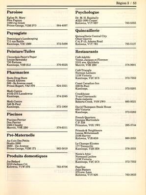   ANNUAIRE - FFCB, 1986   , page 55