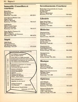   ANNUAIRE - FFCB, 1986   , page 54