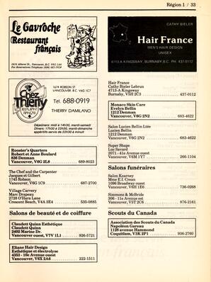   ANNUAIRE - FFCB, 1986   , page 35