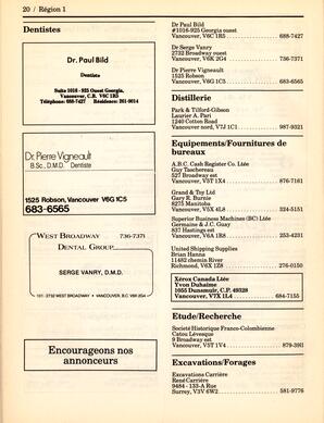   ANNUAIRE - FFCB, 1986   , page 22
