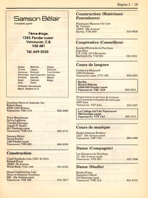   ANNUAIRE - FFCB, 1986   , page 21