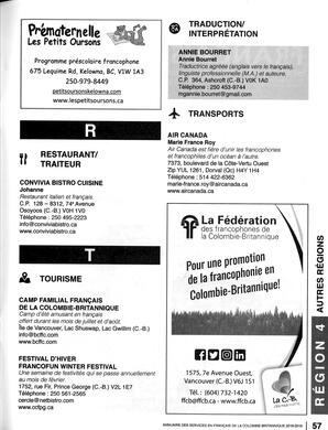   ANNUAIRE - FFCB, 2018   , page 59