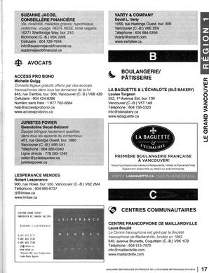   ANNUAIRE - FFCB, 2018   , page 19