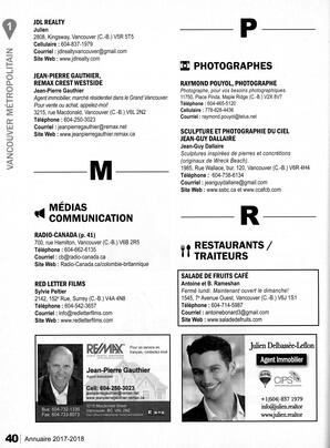   ANNUAIRE - FFCB, 2017   , page 94