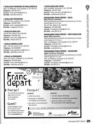  ANNUAIRE - FFCB, 2017   , page 27