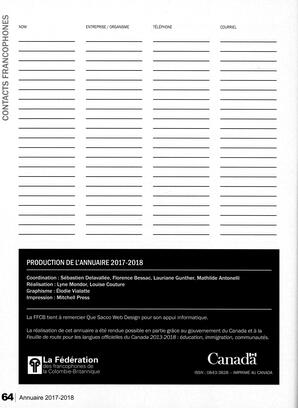   ANNUAIRE - FFCB, 2017   , page 118