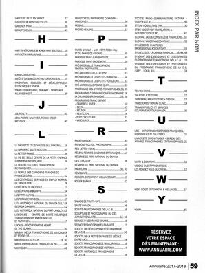   ANNUAIRE - FFCB, 2017   , page 113