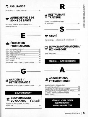   ANNUAIRE - FFCB, 2017   , page 11