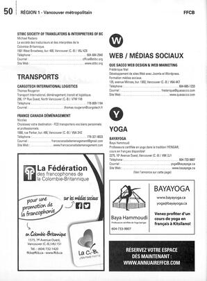   ANNUAIRE - FFCB, 2016   , page 98