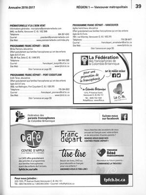   ANNUAIRE - FFCB, 2016   , page 87