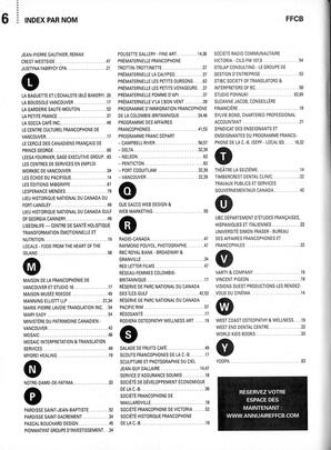   ANNUAIRE - FFCB, 2016   , page 8