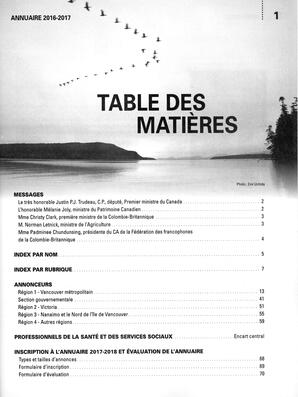   ANNUAIRE - FFCB, 2016   , page 3