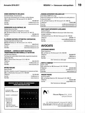   ANNUAIRE - FFCB, 2016   , page 21