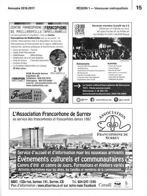   ANNUAIRE - FFCB, 2016   , page 17