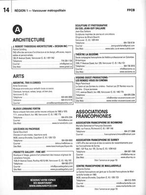   ANNUAIRE - FFCB, 2016   , page 16