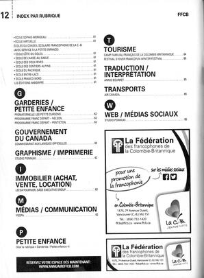   ANNUAIRE - FFCB, 2016   , page 14