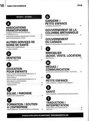   ANNUAIRE - FFCB, 2016   , page 12