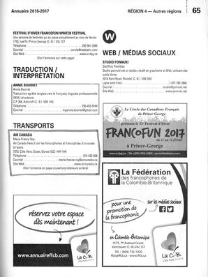   ANNUAIRE - FFCB, 2016   , page 113