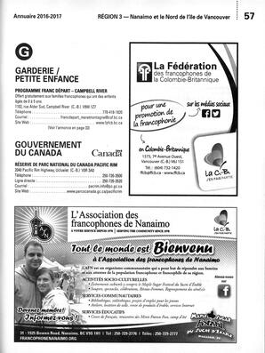   ANNUAIRE - FFCB, 2016   , page 105