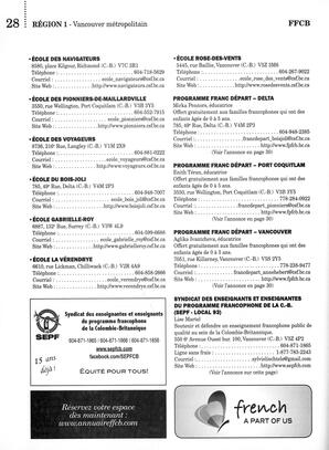   ANNUAIRE - FFCB, 2015   , page 30