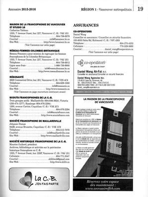   ANNUAIRE - FFCB, 2015   , page 21