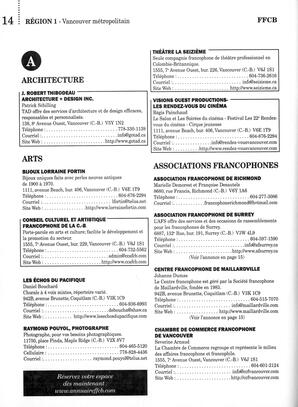   ANNUAIRE - FFCB, 2015   , page 16