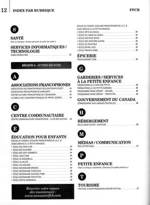   ANNUAIRE - FFCB, 2015   , page 14