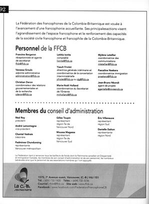   ANNUAIRE - FFCB, 2014   , page 98