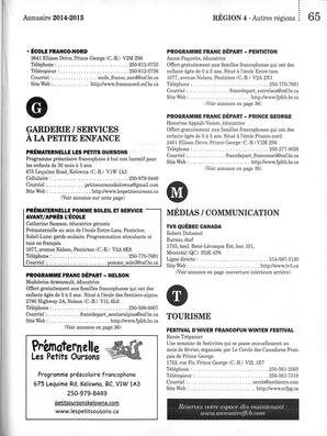   ANNUAIRE - FFCB, 2014   , page 71
