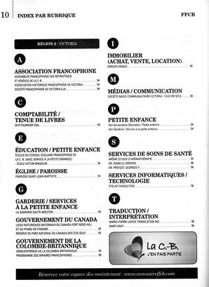   ANNUAIRE - FFCB, 2014   , page 12