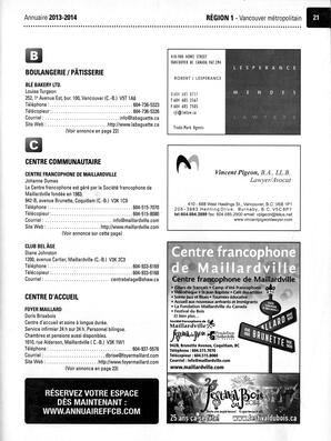   ANNUAIRE - FFCB, 2013   , page 25