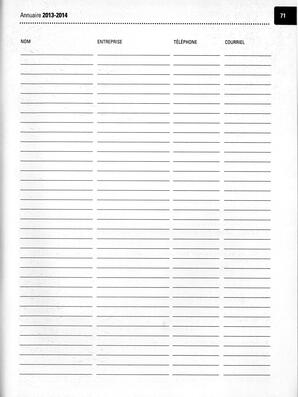   ANNUAIRE - FFCB, 2013   , page 103