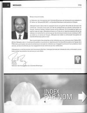   ANNUAIRE - FFCB, 2012   , page 6