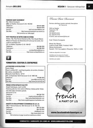   ANNUAIRE - FFCB, 2012   , page 39