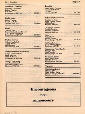   ANNUAIRE - FFCB, 1985   , page 66