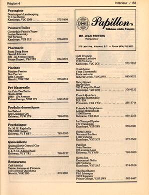  ANNUAIRE - FFCB, 1985   , page 65