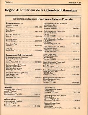   ANNUAIRE - FFCB, 1985   , page 59