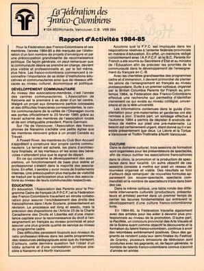   ANNUAIRE - FFCB, 1985   , page 34