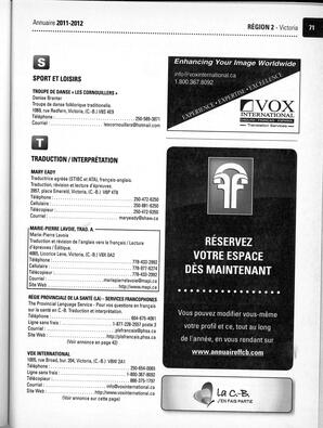   ANNUAIRE - FFCB, 2011   , page 89