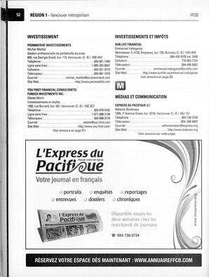   ANNUAIRE - FFCB, 2011   , page 54