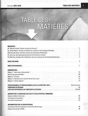   ANNUAIRE - FFCB, 2011   , page 3