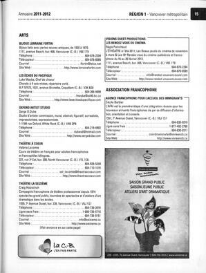   ANNUAIRE - FFCB, 2011   , page 17
