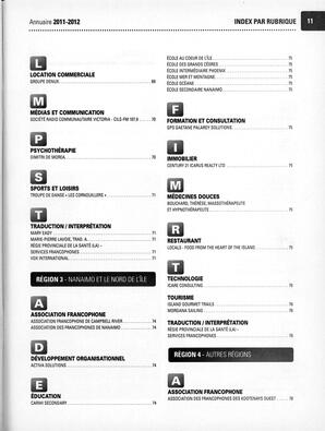   ANNUAIRE - FFCB, 2011   , page 13