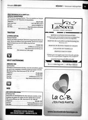   ANNUAIRE - FFCB, 2010   , page 79