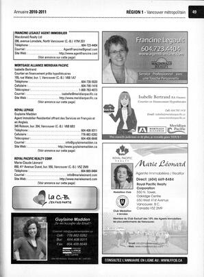   ANNUAIRE - FFCB, 2010   , page 51
